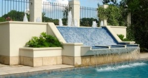 Foam Core Poolside Fountain